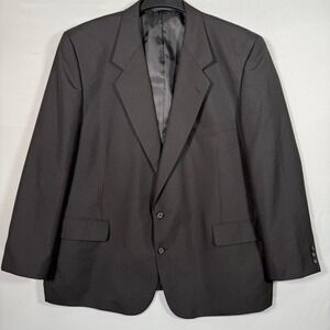 Bert Pulitzer Collectors Edition Mens Black‎ Wool Blend Suit Jacket Blazer